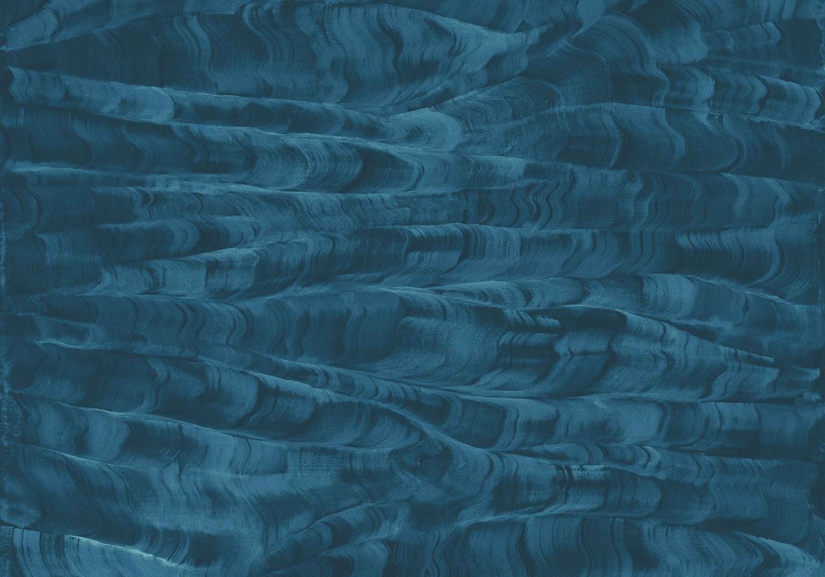Coordonné Geo Sand Waves Sapphire behang A00103 - LAB COLOUR THE WORLD