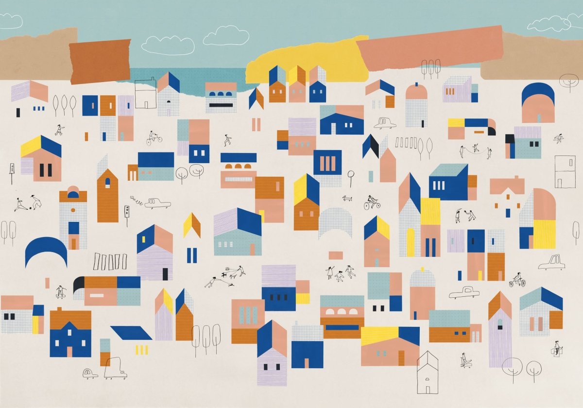 Coordonné Hometown Behang D00381 - LAB COLOUR THE WORLD