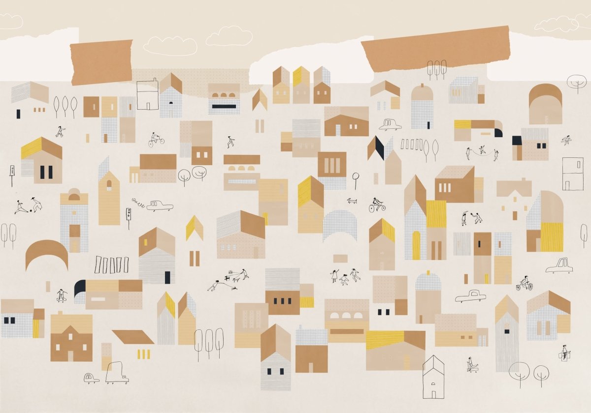 Coordonné Hometown Behang D00383 - LAB COLOUR THE WORLD