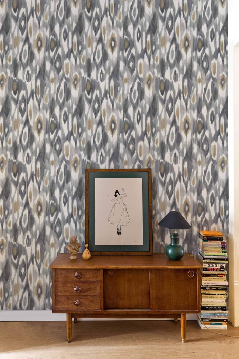 Coordonné Ikart Abr Black behang A00835 - LAB COLOUR THE WORLD