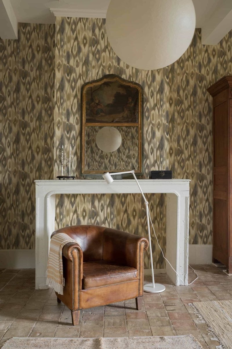 Coordonné Ikart Abr Cream behang A00832 - LAB COLOUR THE WORLD