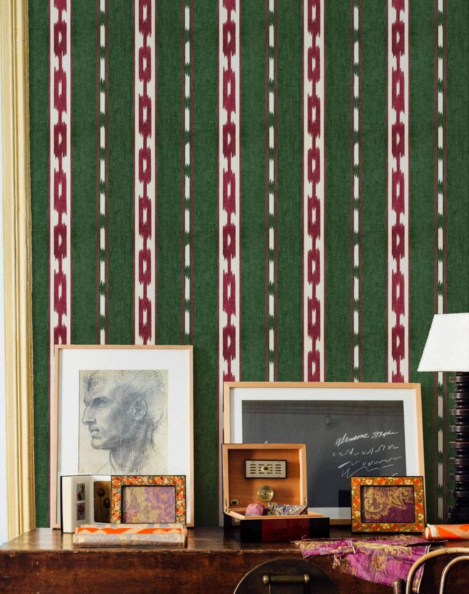 Coordonné Ikart Kente behang A00806 - LAB COLOUR THE WORLD