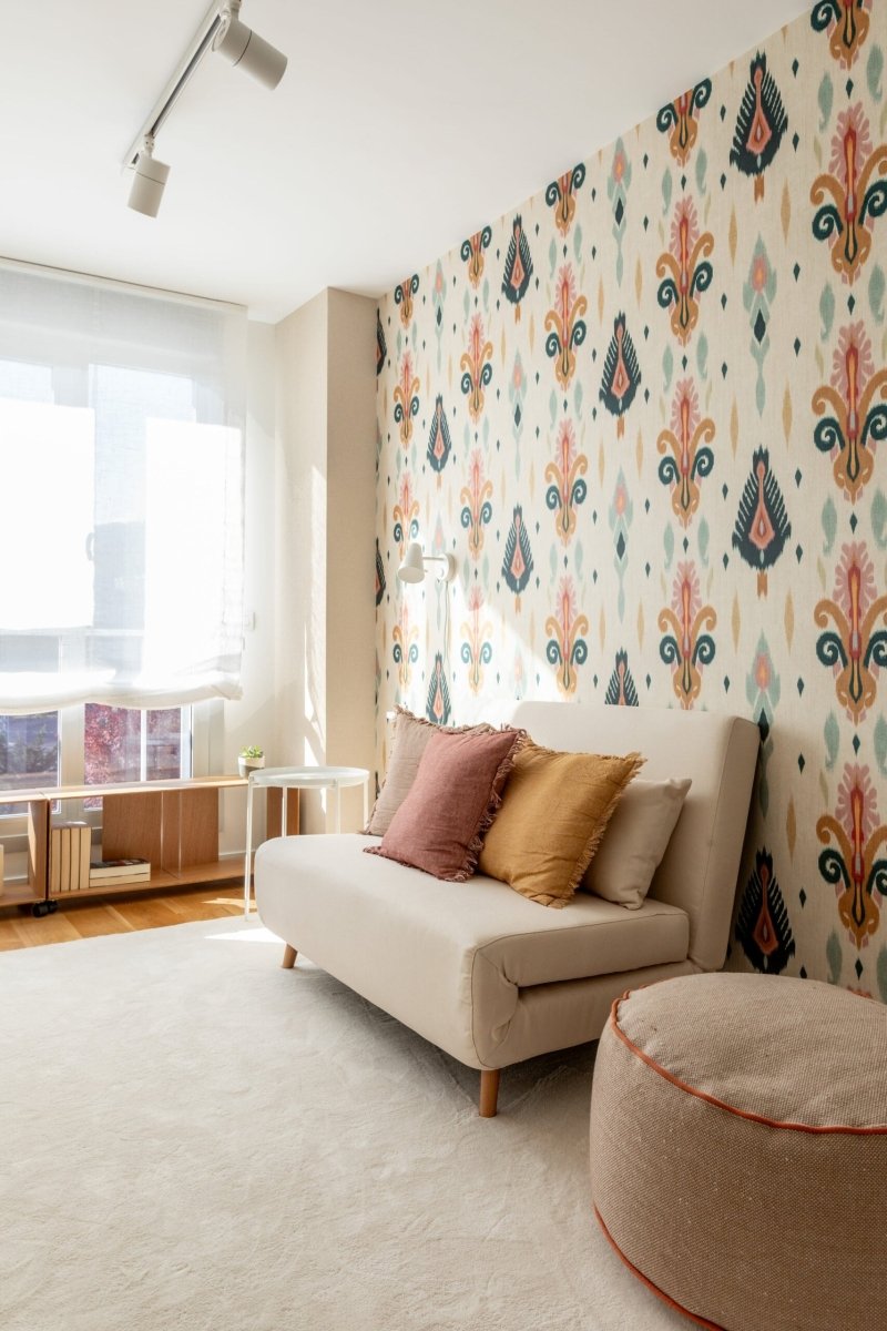 Coordonné Ikart Sumba Cream behang A00822 - LAB COLOUR THE WORLD