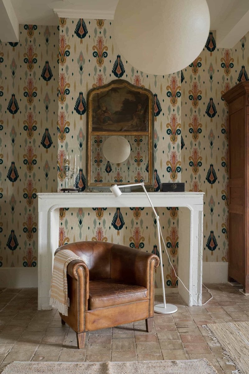 Coordonné Ikart Sumba Cream behang A00822 - LAB COLOUR THE WORLD