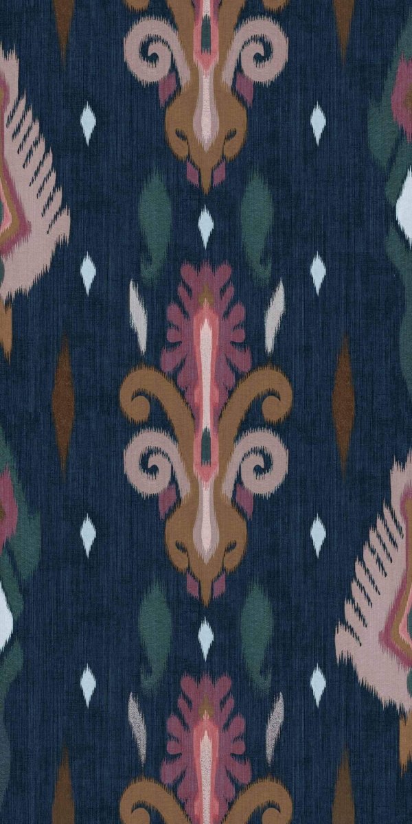 Coordonné Ikart Sumba Navy behang A00825 - LAB COLOUR THE WORLD