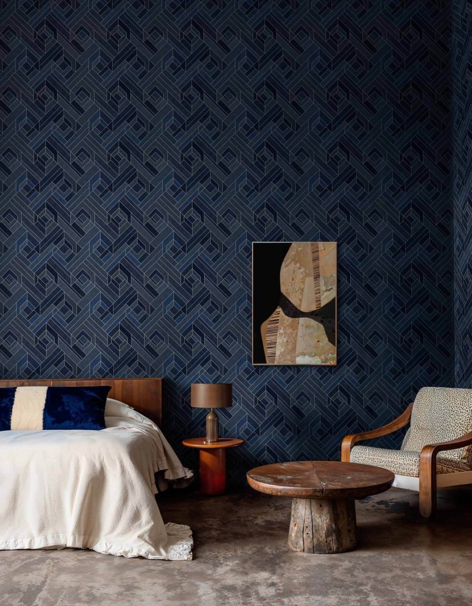 Coordonné Lattice Hexagonal behang B00560 - LAB COLOUR THE WORLD