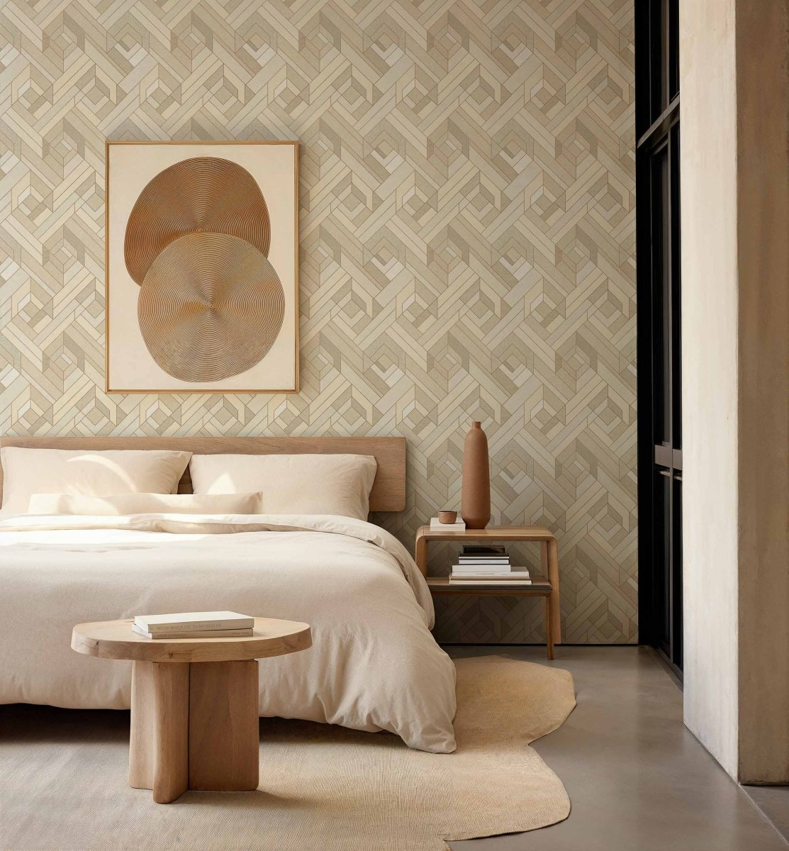 Coordonné Lattice Hexagonal behang B00561 - LAB COLOUR THE WORLD