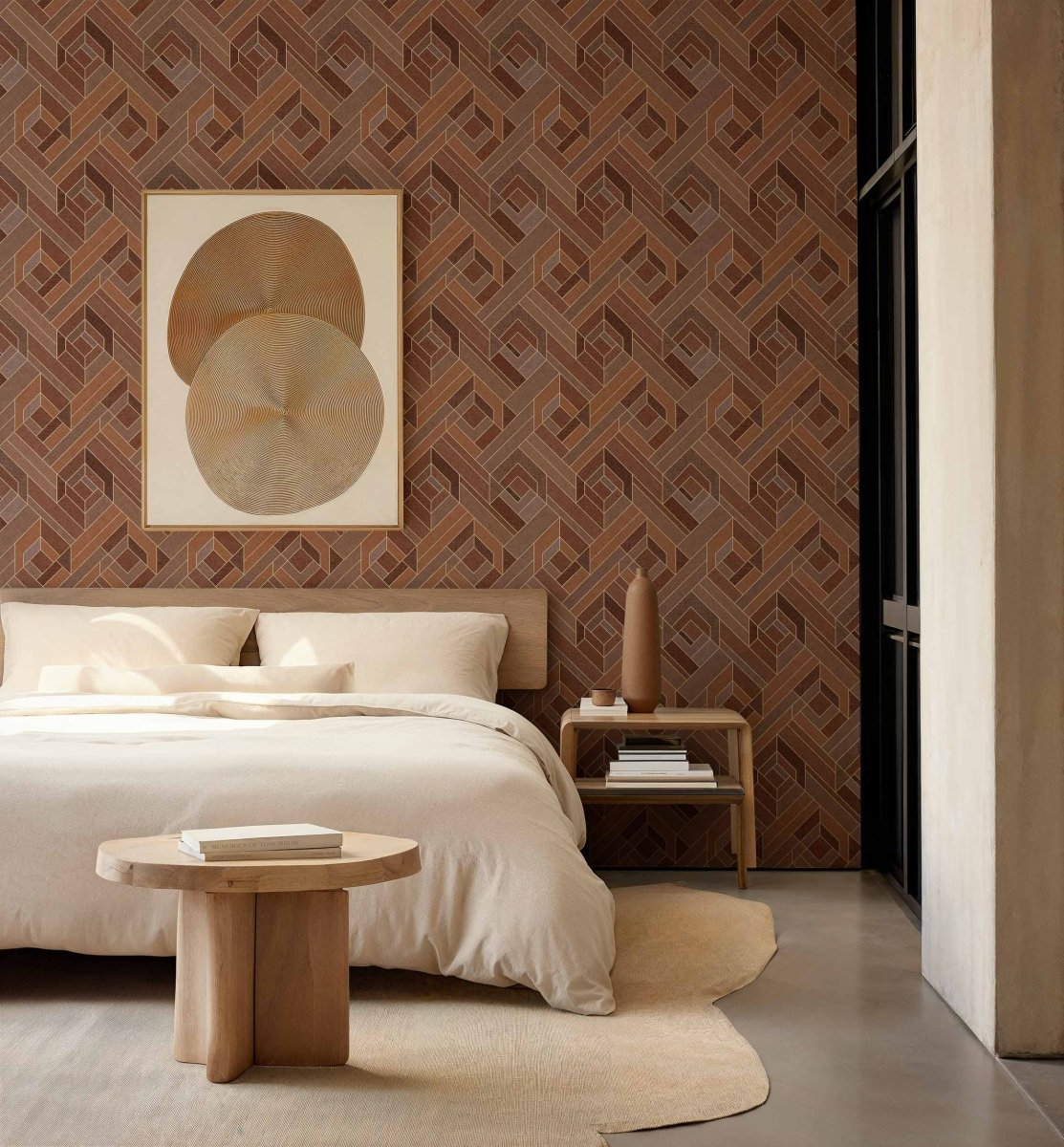 Coordonné Lattice Hexagonal behang B00563 - LAB COLOUR THE WORLD