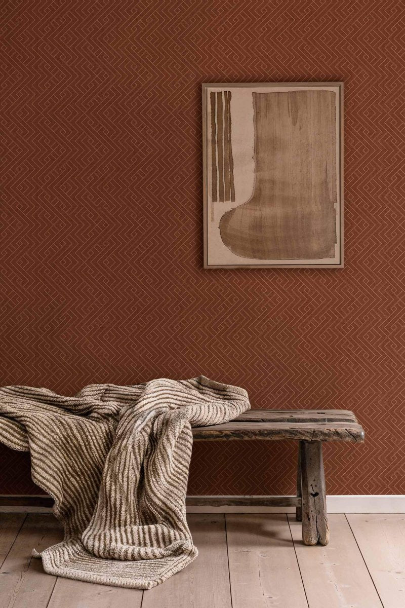Coordonné Lattice Interwoven behang B00504 - LAB COLOUR THE WORLD