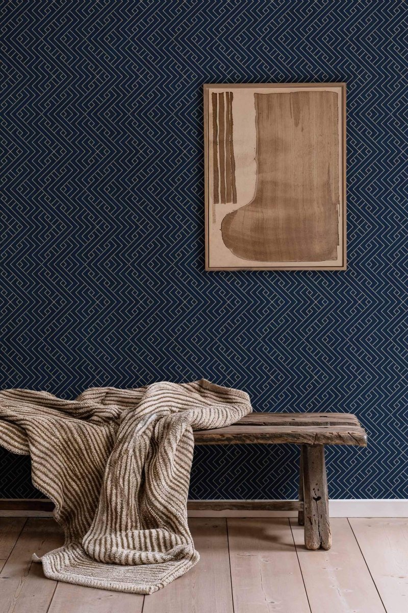Coordonné Lattice Interwoven behang B00505 - LAB COLOUR THE WORLD