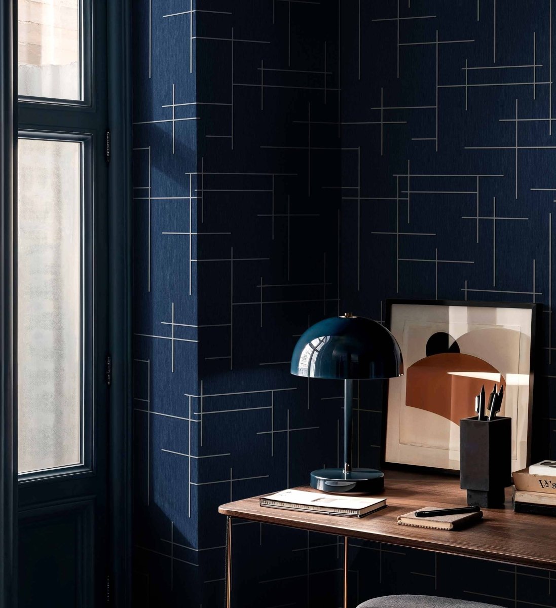 Coordonné Lattice Monoclinic behang B00524 - LAB COLOUR THE WORLD