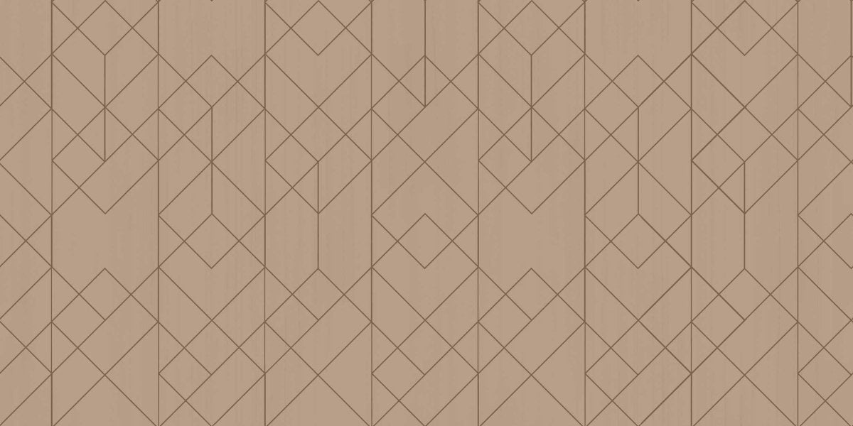 Coordonné Lattice Rhombohedral behang B00539 - LAB COLOUR THE WORLD