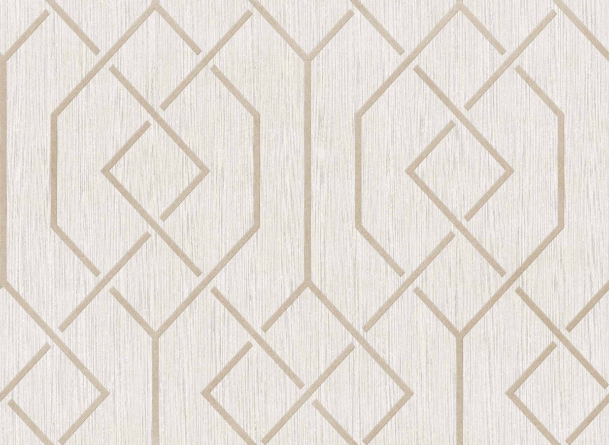 Coordonné Lattice Trellis Cotton behang B00544 - LAB COLOUR THE WORLD