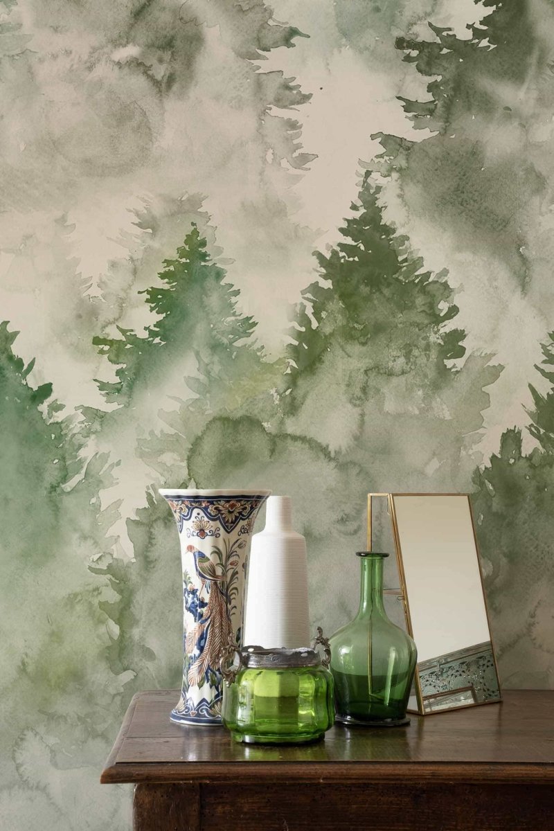 Coordonné Lur Mendia Menta behang A00641 - LAB COLOUR THE WORLD