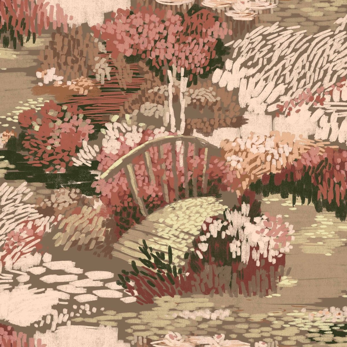 Coordonné Lur Puente Coral behang A00615 - LAB COLOUR THE WORLD