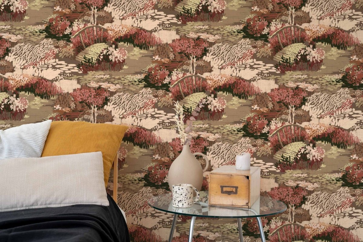 Coordonné Lur Puente Coral behang A00615 - LAB COLOUR THE WORLD