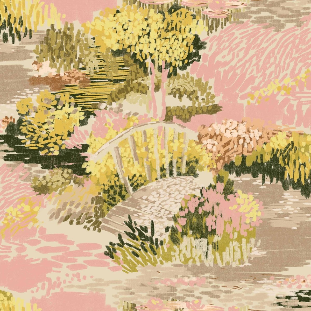 Coordonné Lur Puente Curry behang A00613 - LAB COLOUR THE WORLD