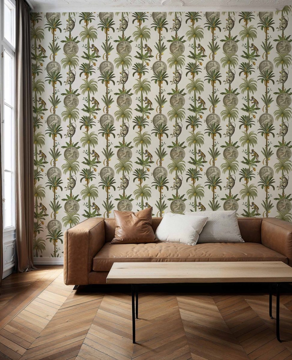 Coordonné Maximalism Lémurs behang 9300041 - LAB COLOUR THE WORLD