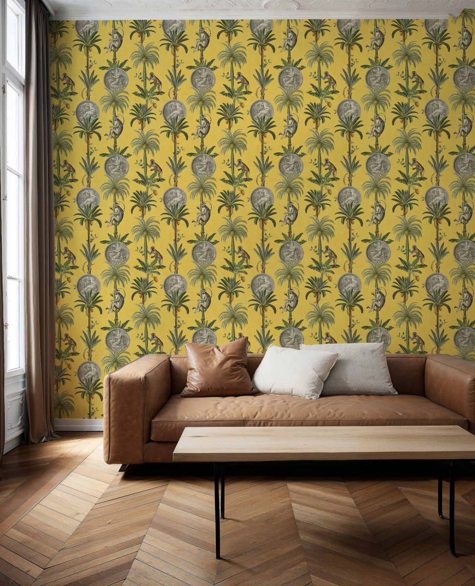 Coordonné Maximalism Lémurs behang 9300042 - LAB COLOUR THE WORLD
