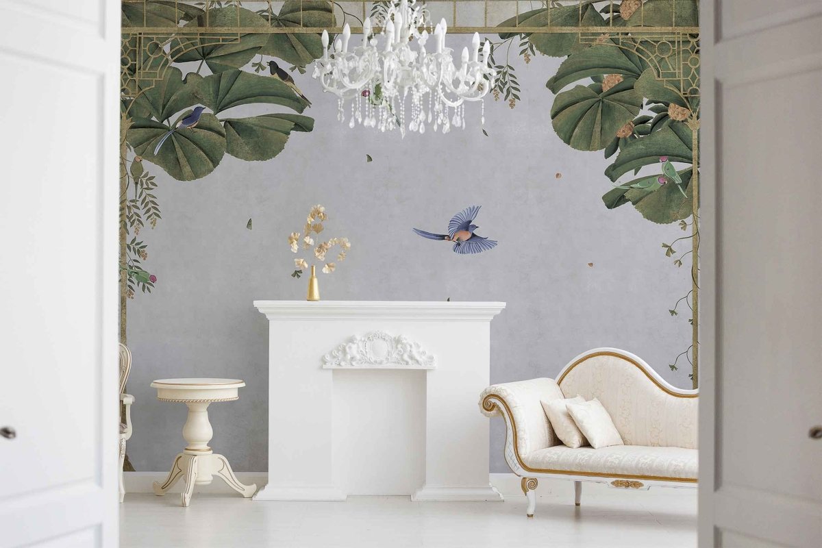 Coordonné Maximalism Temple Nacre behang 9300202 - LAB COLOUR THE WORLD