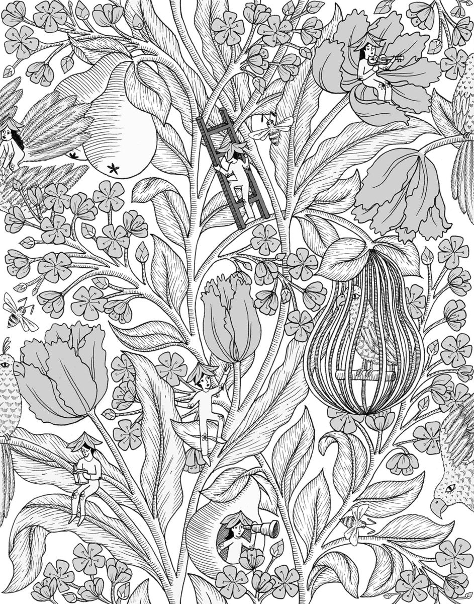 Coordonné Metamorphosis Neo - belle - epoque Off behang 8800017 - LAB COLOUR THE WORLD