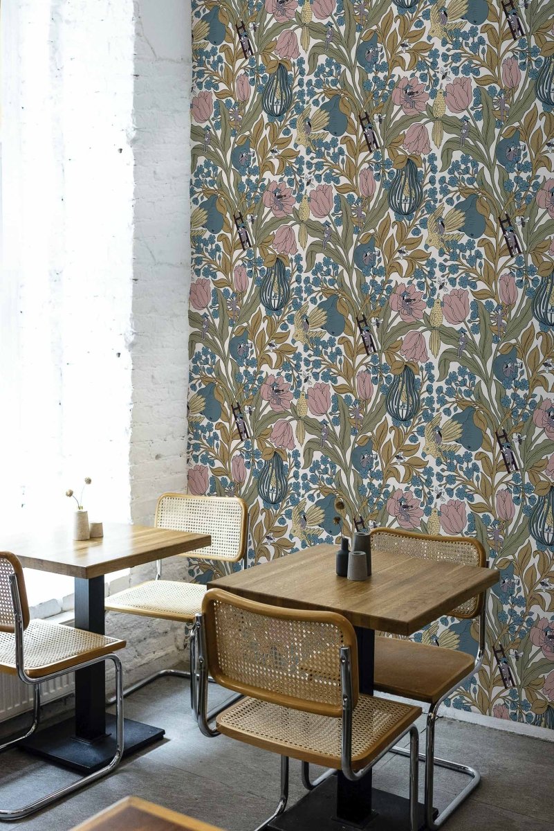 Coordonné Metamorphosis Neo - belle - epoque Pink behang 8800018 - LAB COLOUR THE WORLD