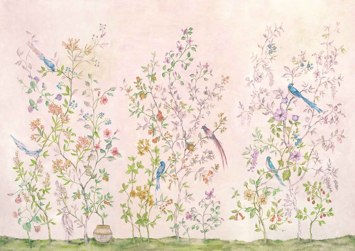 Coordonné Metamorphosis Tea Garden Pink behang 8800122 - LAB COLOUR THE WORLD