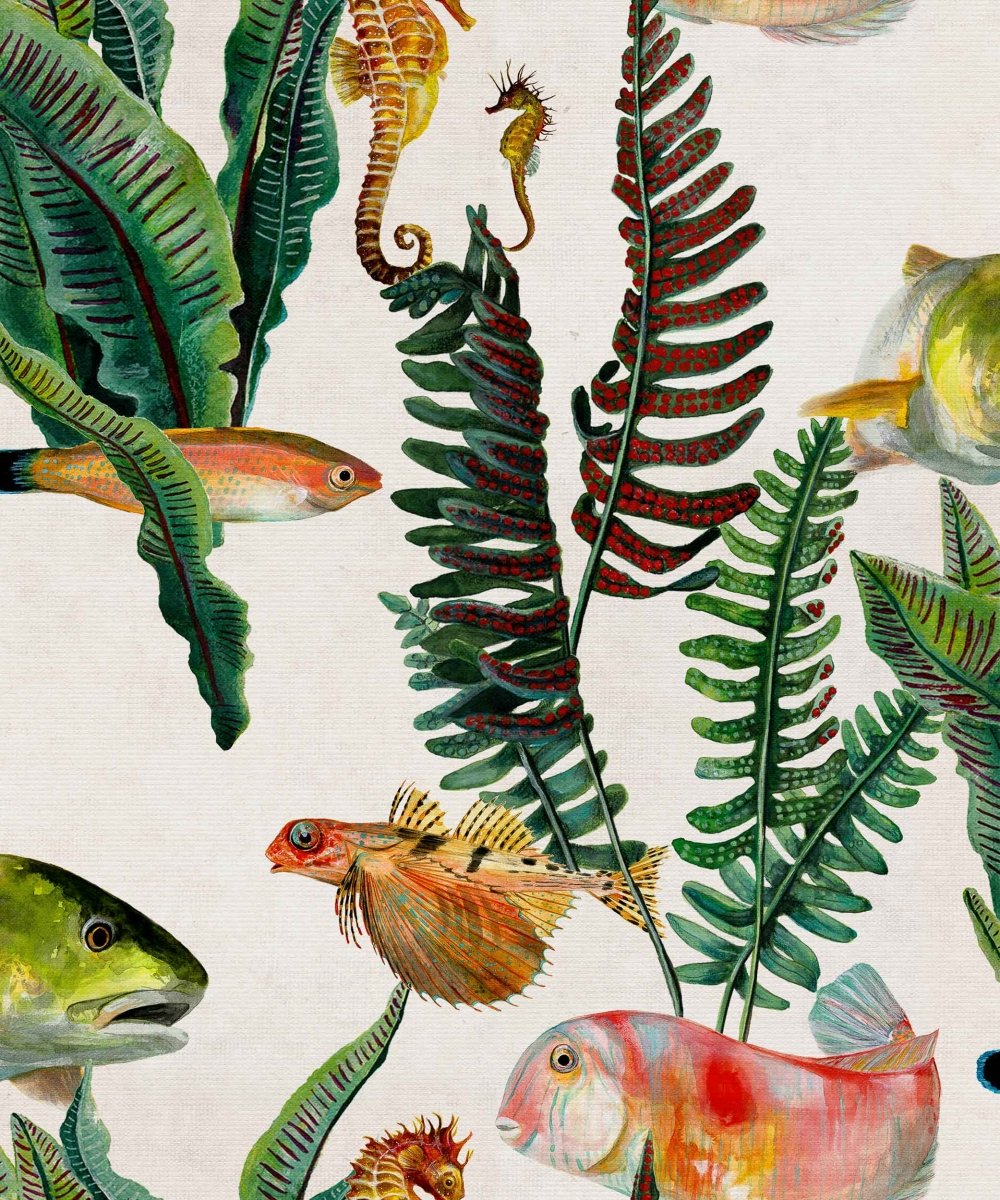 Coordonné Naturae Bank of Fish behang 9500020 - LAB COLOUR THE WORLD