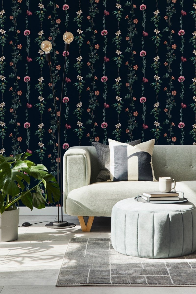 Coordonné Naturae Climbing Flowers behang 9500063 - LAB COLOUR THE WORLD