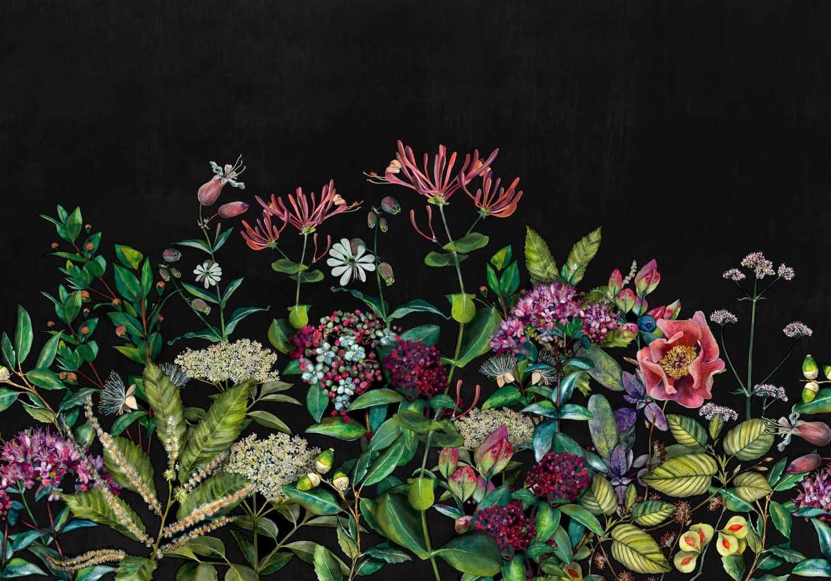 Coordonné Naturae Wild Floral Night behang 9500400 - LAB COLOUR THE WORLD