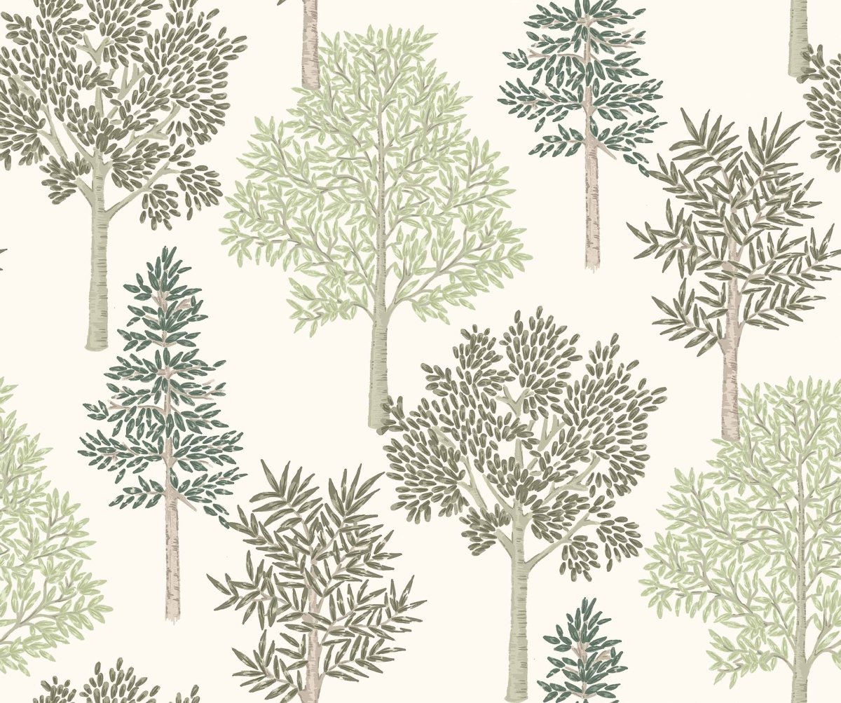 Coordonné Olivar Arboleda Silvestre/Verde behang A00513 - LAB COLOUR THE WORLD