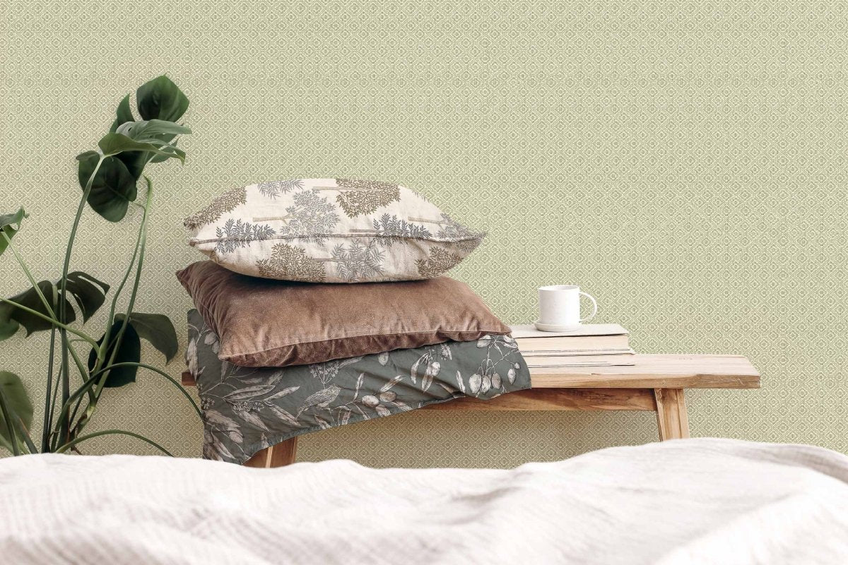 Coordonné Olivar Sisal Silvestre/Verde behang A00521 - LAB COLOUR THE WORLD