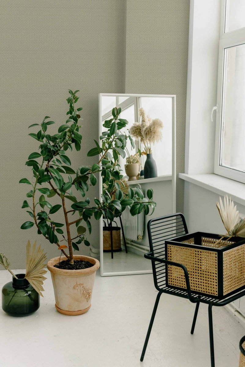 Coordonné Olivar Sisal Silvestre/Verde behang A00521 - LAB COLOUR THE WORLD