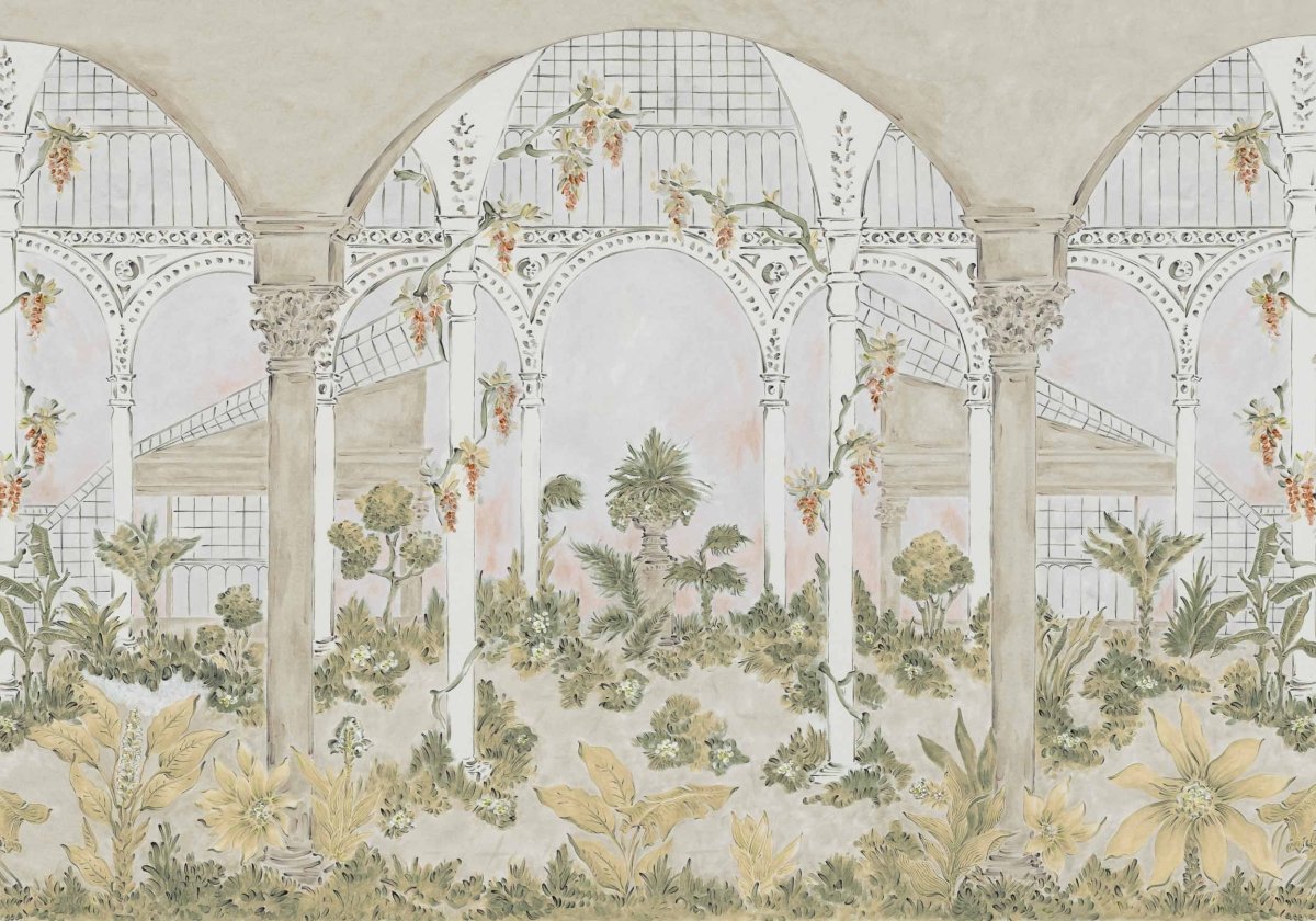 Coordonné Palacio de Cristal, Ybarra & Serret for Coordonné Invernadero behang YSP0434 - LAB COLOUR THE WORLD