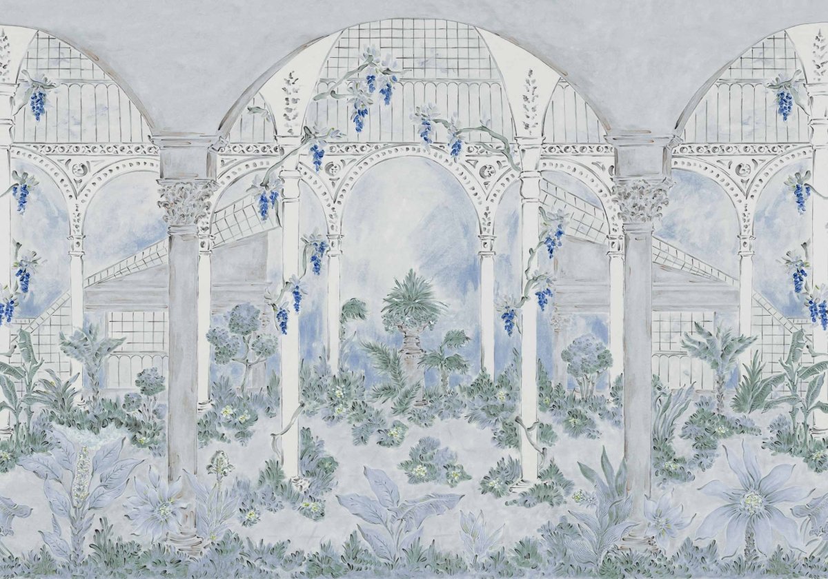 Coordonné Palacio de Cristal, Ybarra & Serret for Coordonné Invernadero behang YSP0435 - LAB COLOUR THE WORLD