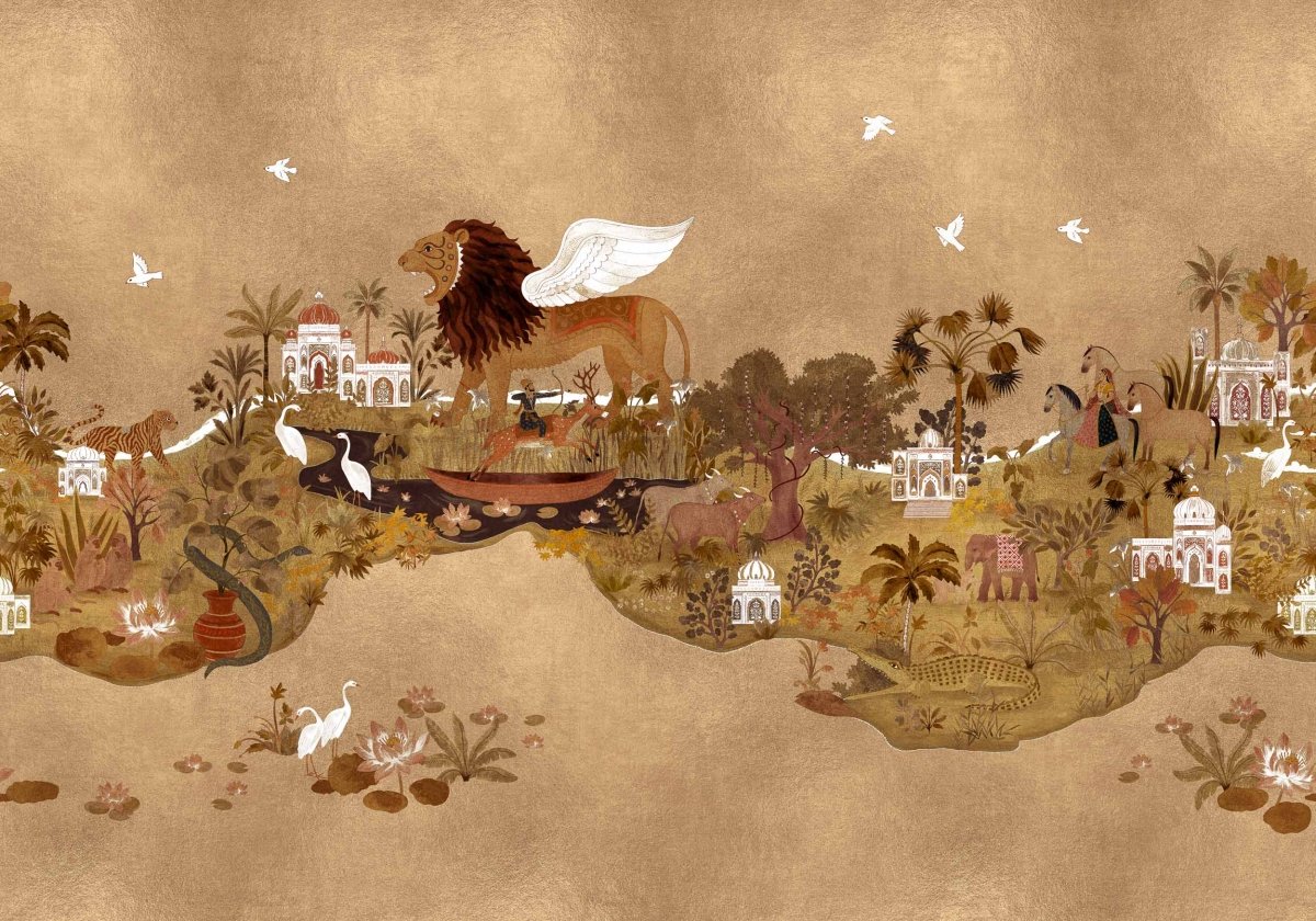Coordonné Panchatantra Behang D00459 - LAB COLOUR THE WORLD