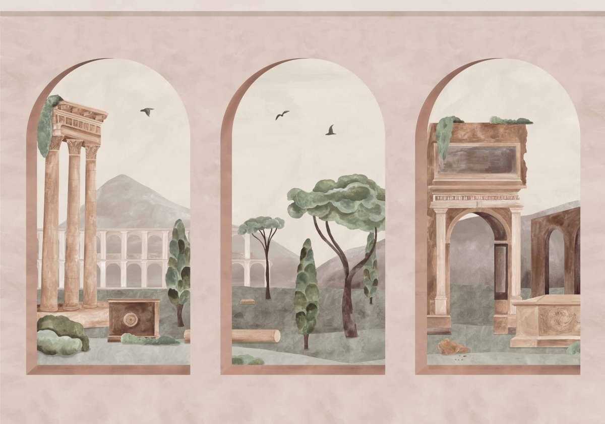 Coordonné Pompei Forum behang B00654 - LAB COLOUR THE WORLD