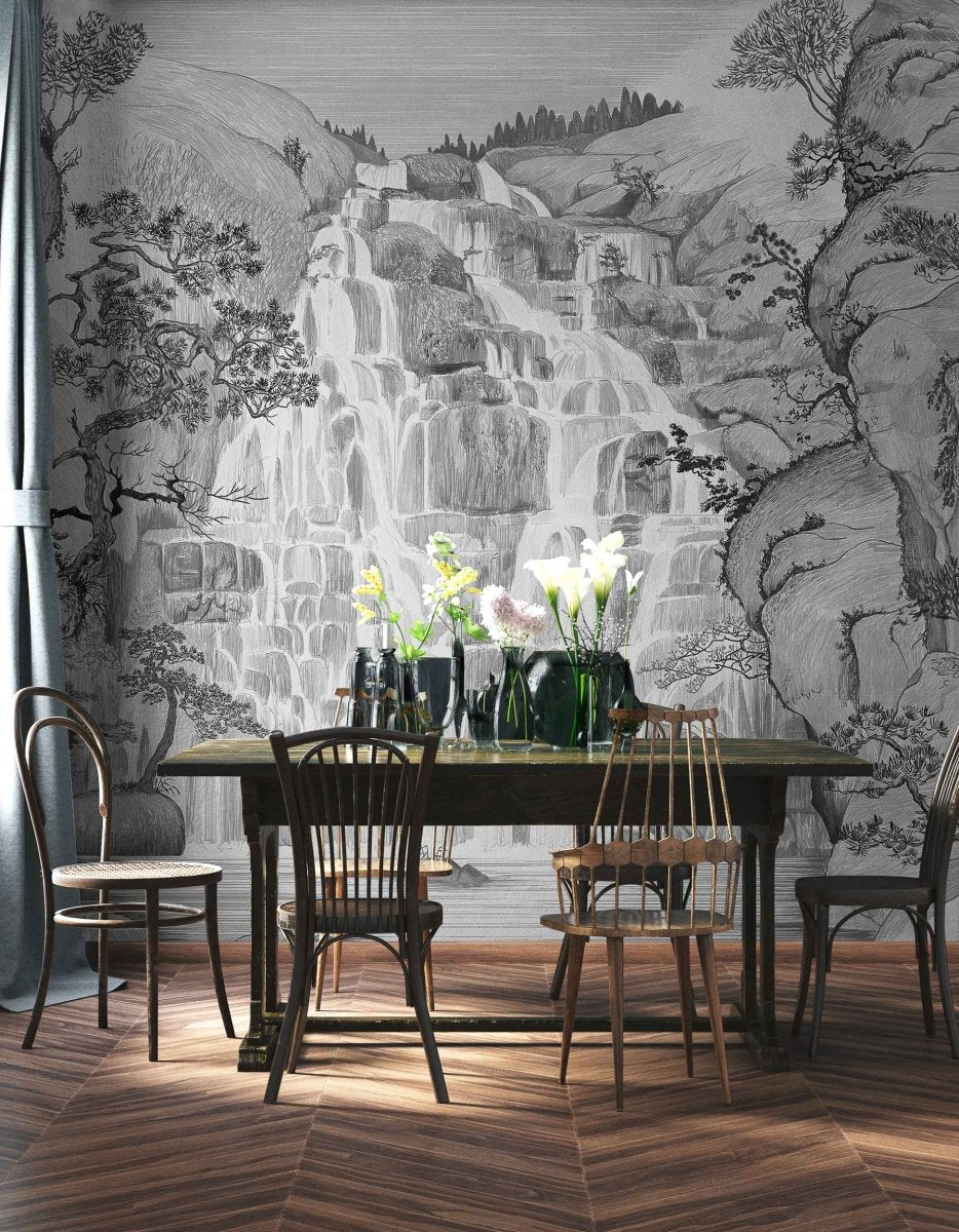 Coordonné Random Archist Fallingwater behang 9000003 - LAB COLOUR THE WORLD