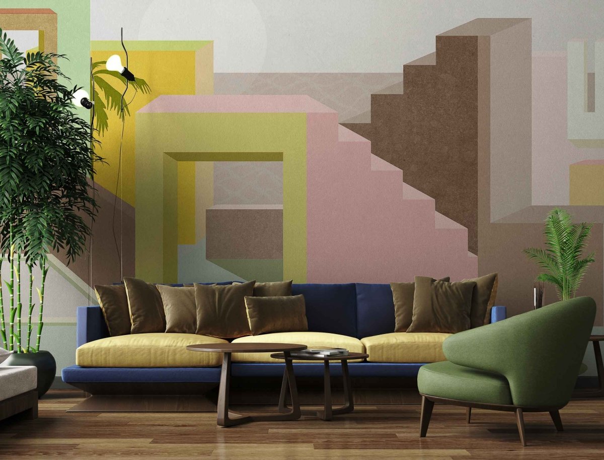 Coordonné Random Archist La Muralla behang 9000012 - LAB COLOUR THE WORLD
