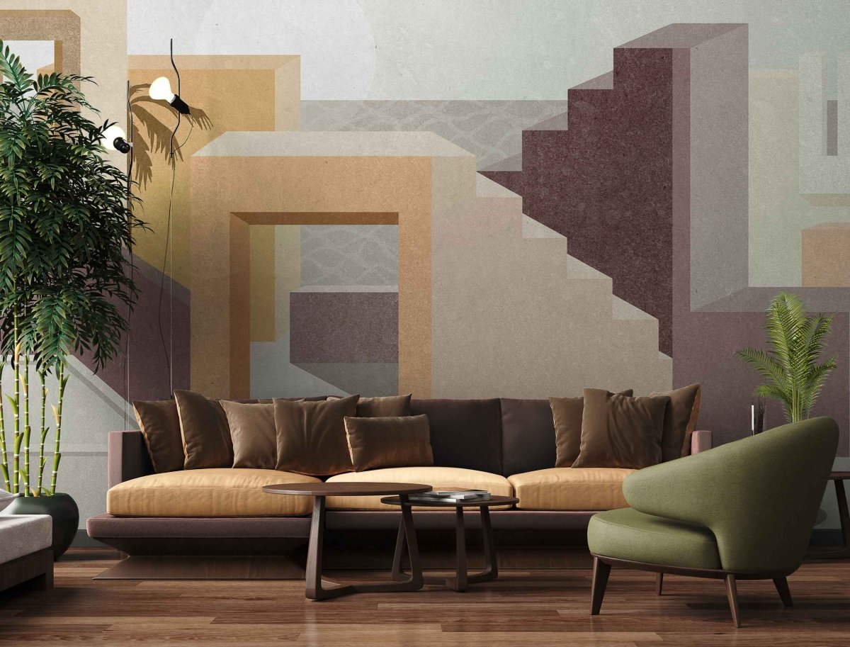 Coordonné Random Archist La Muralla Terra behang 9000014 - LAB COLOUR THE WORLD