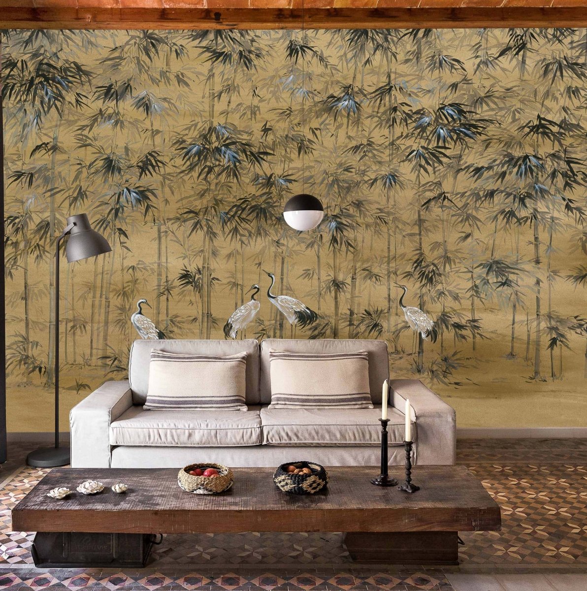 Coordonné Random Chinoiseries Garzas behang 7900001 - LAB COLOUR THE WORLD