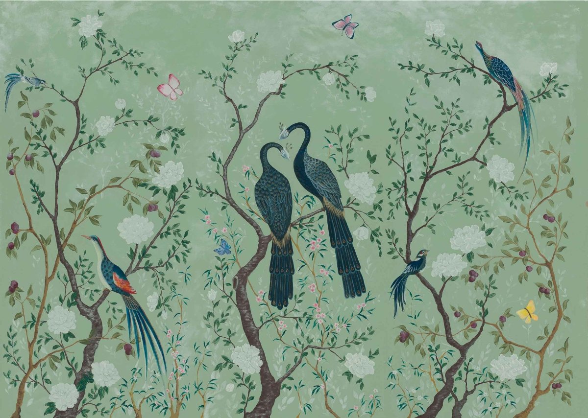 Coordonné Random Chinoiseries II Edo Mint 6600090 - LAB COLOUR THE WORLD