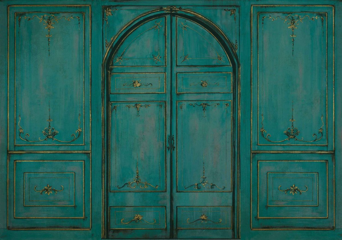 Coordonné Random Chinoiseries Lao Zi Blue Spirulina behang 7900084 - LAB COLOUR THE WORLD