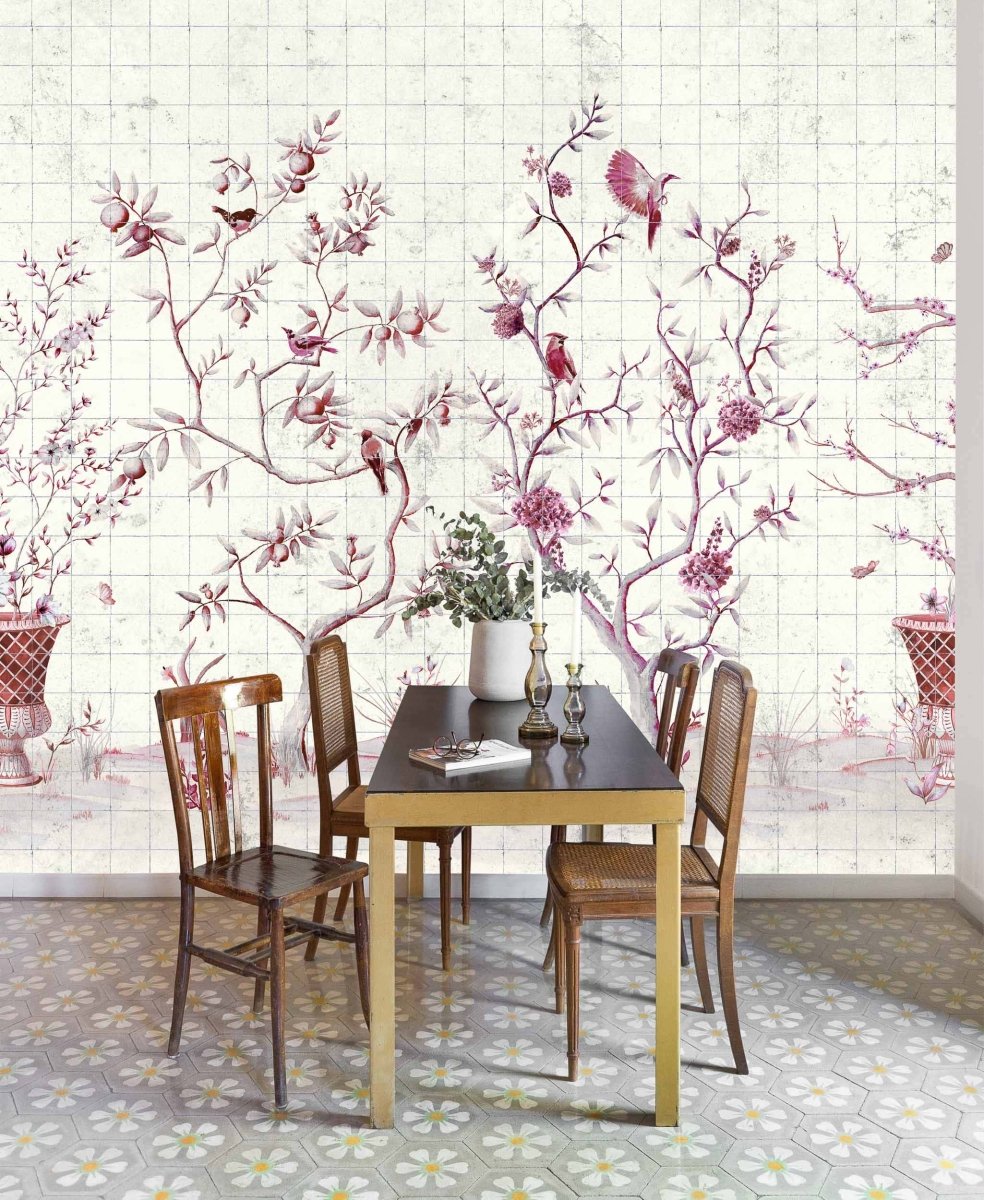 Coordonné Random Chinoiseries Meihua behang 7900051 - LAB COLOUR THE WORLD