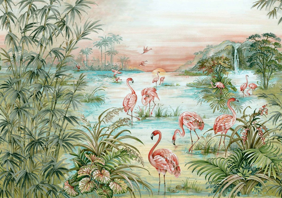 Coordonné Random Chinoiseries Roseus Aloe behang 7900131 - LAB COLOUR THE WORLD