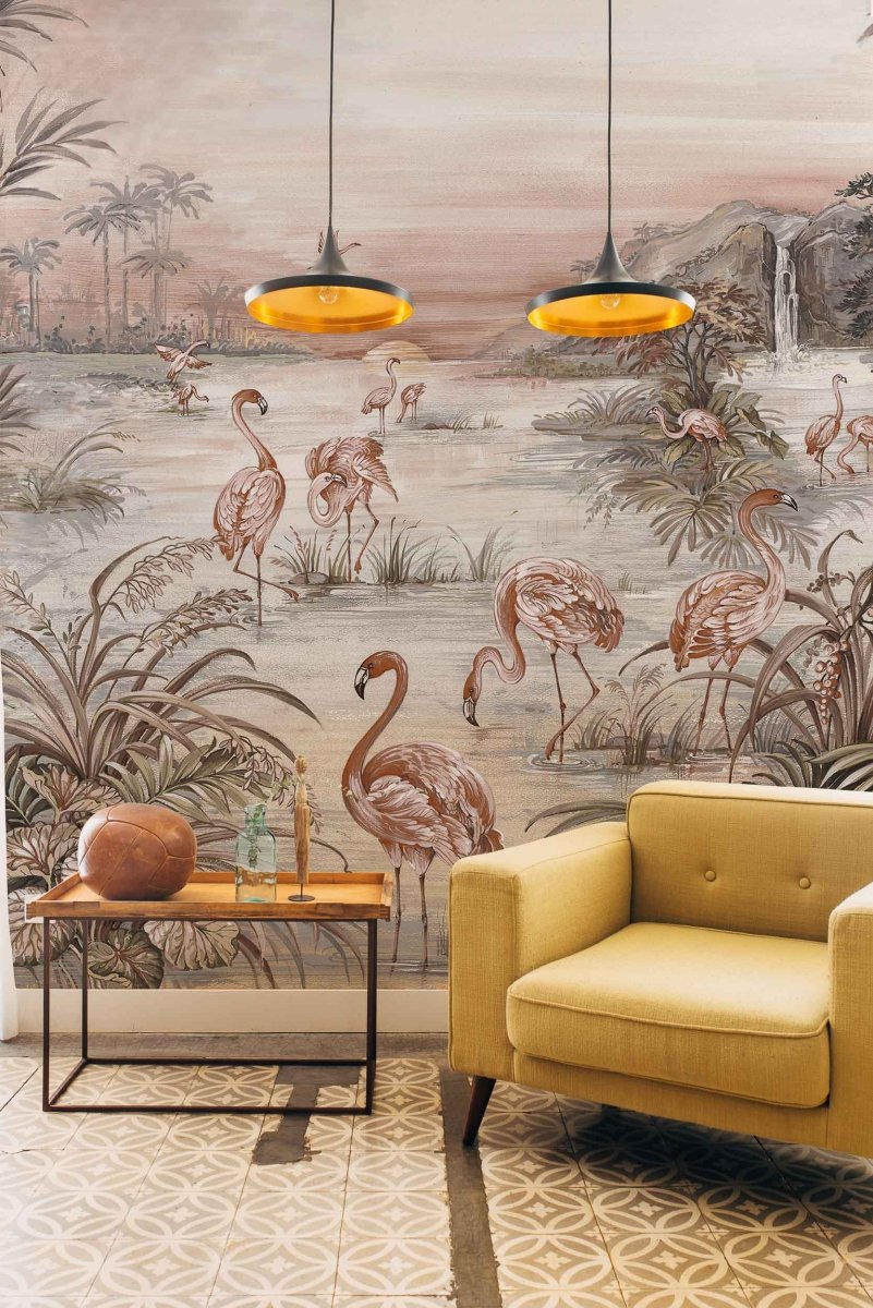 Coordonné Random Chinoiseries Roseus Rose behang 7900132 - LAB COLOUR THE WORLD