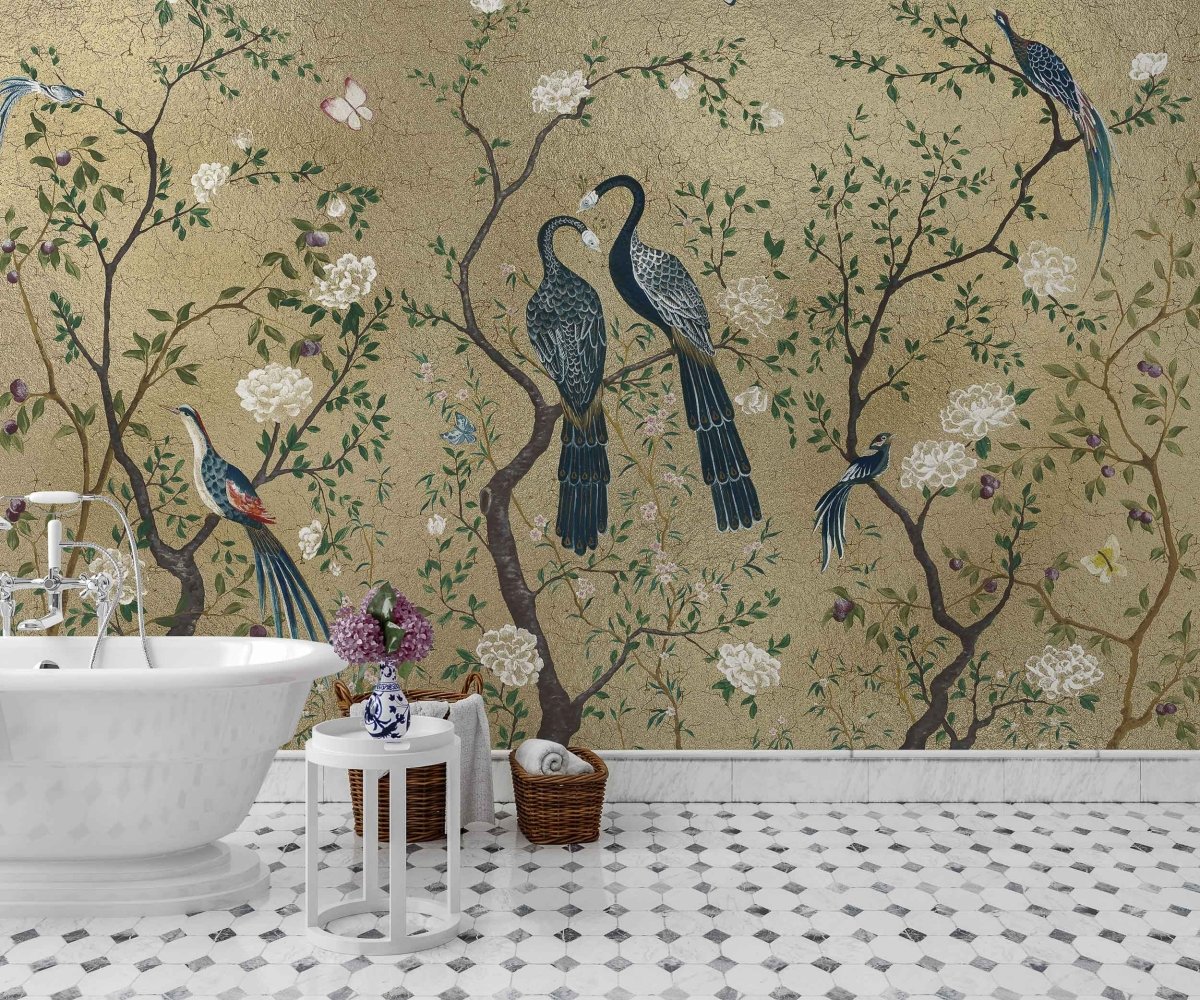 Coordonné Random Metallics Edo Extra Gold behang 9600001 - LAB COLOUR THE WORLD