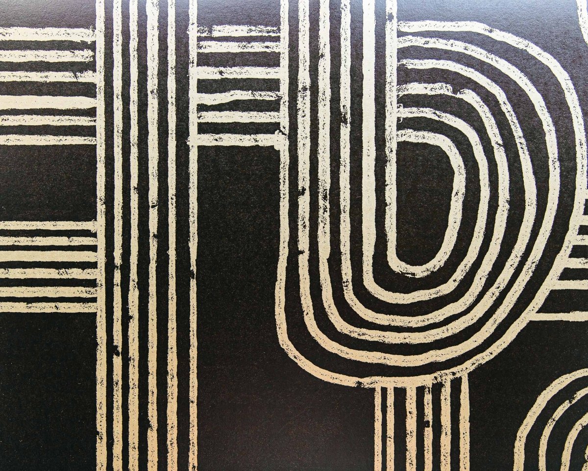 Coordonné Random Metallics Gatsby Black behang 9600803 - LAB COLOUR THE WORLD