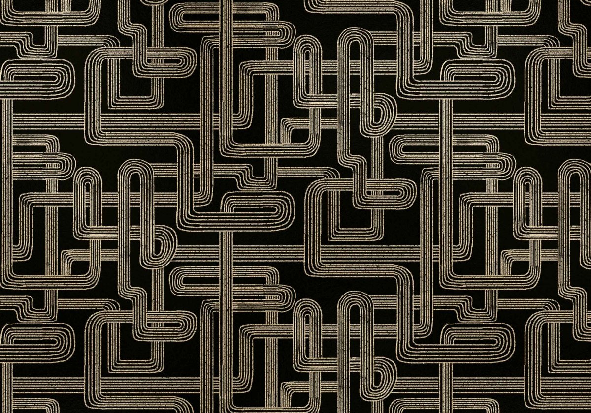 Coordonné Random Metallics Gatsby Black behang 9600803 - LAB COLOUR THE WORLD