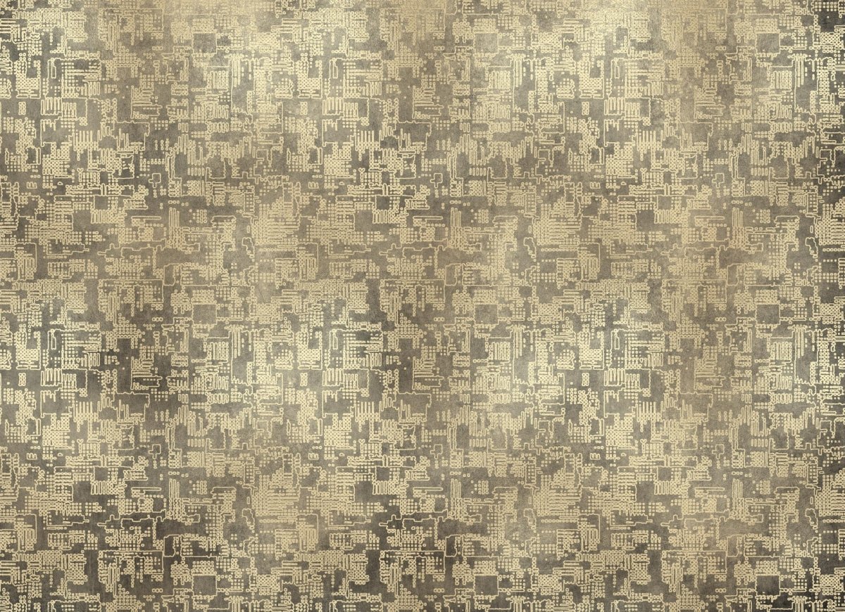 Coordonné Random Metallics II Chipset Gold behang B00847 - LAB COLOUR THE WORLD